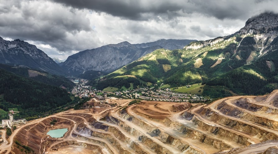 gruvbrytning av guld